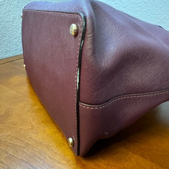 Kate Spade Cameron Street Maroon Saffiano Leather Tote - Picture 2 of 16